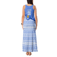 Personalized Uruguay Soccer Champions Tank Maxi Dress Uruguayan Football Sun Of May Bull Mascot