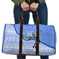 Personalized Uruguay Soccer Champions Travel Bag Uruguayan Football Sun Of May Bull Mascot