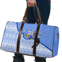 Personalized Uruguay Soccer Champions Travel Bag Uruguayan Football Sun Of May Bull Mascot