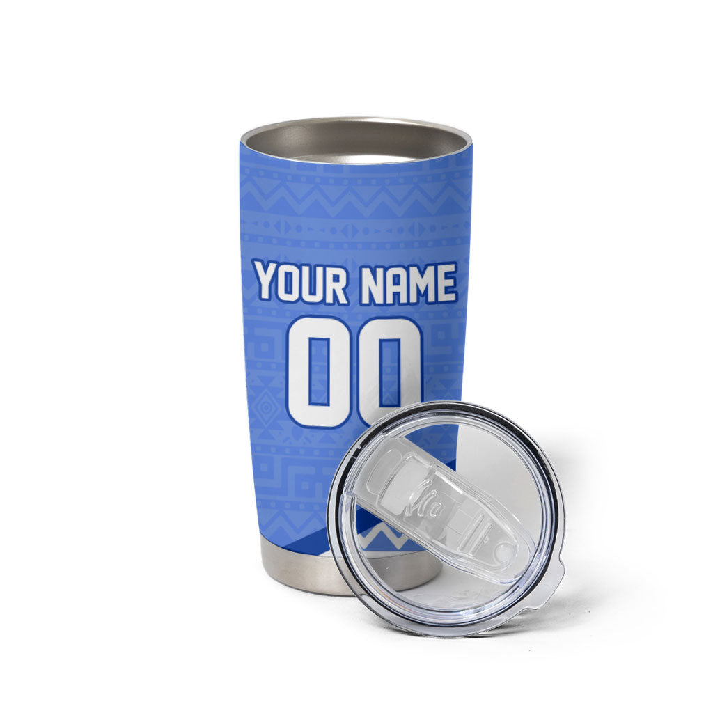 Personalized Uruguay Soccer Champions Tumbler Cup Uruguayan Football Sun Of May Bull Mascot
