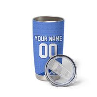 Personalized Uruguay Soccer Champions Tumbler Cup Uruguayan Football Sun Of May Bull Mascot