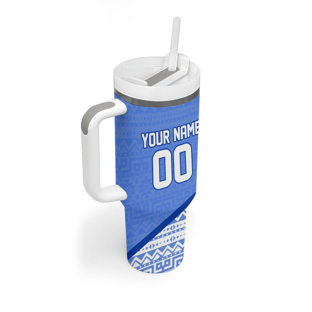 Personalized Uruguay Soccer Champions Tumbler With Handle Uruguayan Football Sun Of May Bull Mascot