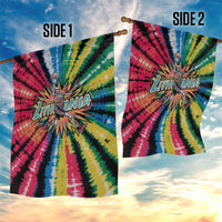 Lithuania Tie Dye Basketball Garden Flag with Skeleton Dunk Graphic and Retro Colors - Wonder Print Shop
