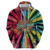 Lithuania Tie Dye Basketball Hoodie with Skeleton Dunk Graphic and Retro Colors - Wonder Print Shop