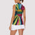 Lithuania Tie Dye Basketball Women Sleeveless Polo Shirt with Skeleton Dunk Graphic and Retro Colors - Wonder Print Shop