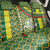 Lithuania Knight Pattern Back Car Seat Cover with Traditional Green Yellow Red Design and Vytis Emblem - Wonder Print Shop
