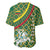 Lithuania Knight Pattern Baseball Jersey with Traditional Green Yellow Red Design and Vytis Emblem - Wonder Print Shop