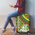 Lithuania Knight Pattern Luggage Cover with Traditional Green Yellow Red Design and Vytis Emblem - Wonder Print Shop