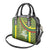 Lithuania Knight Pattern Shoulder Handbag with Traditional Green Yellow Red Design and Vytis Emblem - Wonder Print Shop
