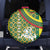 Lithuania Knight Pattern Spare Tire Cover with Traditional Green Yellow Red Design and Vytis Emblem - Wonder Print Shop