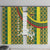 Lithuania Knight Pattern Window Curtain with Traditional Green Yellow Red Design and Vytis Emblem - Wonder Print Shop