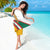 Lithuania Flag Colors Sarong with Vytis Knight Design and Bold Lightning Motif - Wonder Print Shop