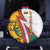 Lithuania Flag Colors Spare Tire Cover with Vytis Knight Design and Bold Lightning Motif - Wonder Print Shop