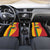 Lithuania Red Car Mats with Bold Vytis Cross Design and Tricolor Flag Accents - Wonder Print Shop