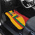 Lithuania Red Car Mats with Bold Vytis Cross Design and Tricolor Flag Accents - Wonder Print Shop