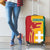 Lithuania Red Luggage Cover with Bold Vytis Cross Design and Tricolor Flag Accents - Wonder Print Shop