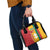 Lithuania Red Shoulder Handbag with Bold Vytis Cross Design and Tricolor Flag Accents - Wonder Print Shop