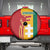Lithuania Red Spare Tire Cover with Bold Vytis Cross Design and Tricolor Flag Accents - Wonder Print Shop