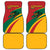 Lithuania Red and Green Car Mats with Knight and Dragon Claw Graphic and National Flag - Wonder Print Shop