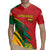 Lithuania Red and Green Rugby Jersey with Knight and Dragon Claw Graphic and National Flag - Wonder Print Shop