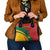 Lithuania Red and Green Shoulder Handbag with Knight and Dragon Claw Graphic and National Flag - Wonder Print Shop