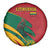 Lithuania Red and Green Spare Tire Cover with Knight and Dragon Claw Graphic and National Flag - Wonder Print Shop