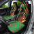 Saint Kitts and Nevis Car Seat Cover with Flag Colors and Tropical Island Design - Wonder Print Shop