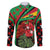 Saint Kitts and Nevis Family Matching Puletasi and Hawaiian Shirt with Flag Colors and Tropical Island Design - Wonder Print Shop