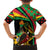 Saint Kitts and Nevis Family Matching Summer Maxi Dress and Hawaiian Shirt with Flag Colors and Tropical Island Design - Wonder Print Shop