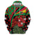 Saint Kitts and Nevis Hoodie with Flag Colors and Tropical Island Design - Wonder Print Shop
