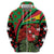 Saint Kitts and Nevis Hoodie with Flag Colors and Tropical Island Design - Wonder Print Shop