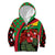 Saint Kitts and Nevis Kid Hoodie with Flag Colors and Tropical Island Design - Wonder Print Shop