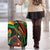 Saint Kitts and Nevis Luggage Cover with Flag Colors and Tropical Island Design - Wonder Print Shop