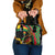 Saint Kitts and Nevis Shoulder Handbag with Flag Colors and Tropical Island Design - Wonder Print Shop