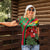 Saint Kitts and Nevis Women Polo Shirt with Flag Colors and Tropical Island Design - Wonder Print Shop
