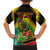 Saint Kitts and Nevis Family Matching Off Shoulder Short Dress and Hawaiian Shirt with Coat of Arms and Flag Pattern Design - Wonder Print Shop