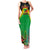 Saint Kitts and Nevis Family Matching Tank Maxi Dress and Hawaiian Shirt with Coat of Arms and Flag Pattern Design - Wonder Print Shop