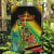 Saint Kitts and Nevis Garden Flag with Coat of Arms and Flag Pattern Design - Wonder Print Shop