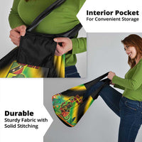 Saint Kitts and Nevis Grocery Bag with Coat of Arms and Flag Pattern Design - Wonder Print Shop