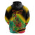Saint Kitts and Nevis Hoodie with Coat of Arms and Flag Pattern Design - Wonder Print Shop