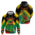 Saint Kitts and Nevis Hoodie with Coat of Arms and Flag Pattern Design - Wonder Print Shop