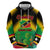 Saint Kitts and Nevis Hoodie with Coat of Arms and Flag Pattern Design - Wonder Print Shop