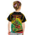 Saint Kitts and Nevis Kid T Shirt with Coat of Arms and Flag Pattern Design - Wonder Print Shop