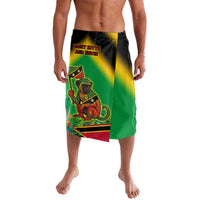 Saint Kitts and Nevis Lavalava with Coat of Arms and Flag Pattern Design - Wonder Print Shop