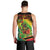 Saint Kitts and Nevis Men Tank Top with Coat of Arms and Flag Pattern Design - Wonder Print Shop