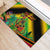 Saint Kitts and Nevis Rubber Doormat with Coat of Arms and Flag Pattern Design - Wonder Print Shop