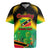 Saint Kitts and Nevis Rugby Jersey with Coat of Arms and Flag Pattern Design - Wonder Print Shop