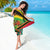 Saint Kitts and Nevis Sarong with Coat of Arms and Flag Pattern Design - Wonder Print Shop