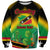 Saint Kitts and Nevis Sweatshirt with Coat of Arms and Flag Pattern Design - Wonder Print Shop
