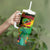 Saint Kitts and Nevis Tumbler With Handle with Coat of Arms and Flag Pattern Design - Wonder Print Shop